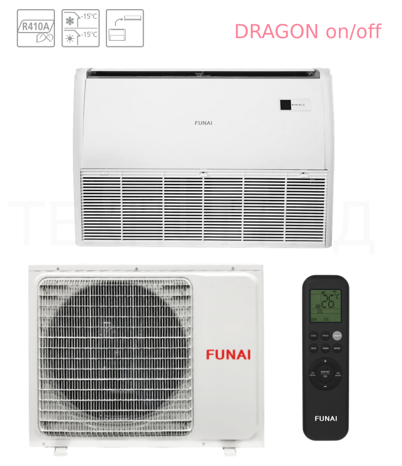 Напольно-потолочная сплит-система FUNAI LAC-DR70HP.F01